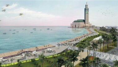 Casablanca: Survol du chantier de la Promenade maritime de la mosquée Hassan II (vidéo)