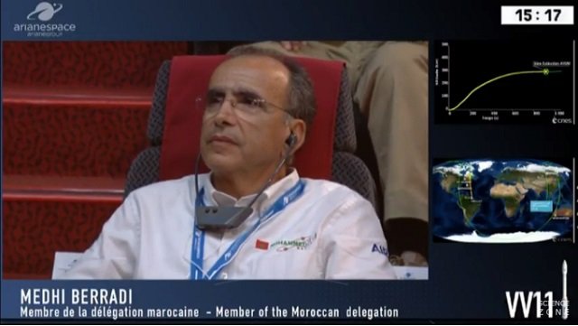 Satellite Mohammed VI-A: les membres de la délégation marocaine