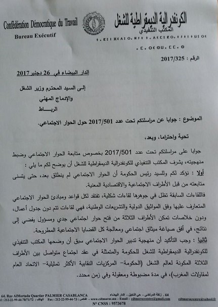 Dialogue social: ça sent le roussi!