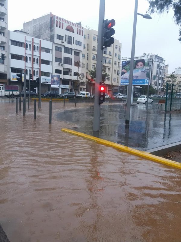 Images. Casablanca submergée par la pluie