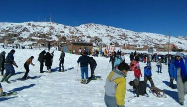 Images. Oukaimeden: les téléskis à présent fonctionnels