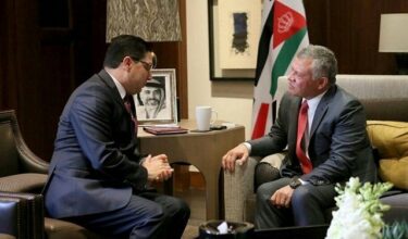 Message verbal du Roi Mohammed VI au Roi de Jordanie