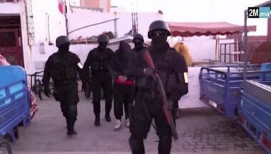 Les images de l'interpellation de six terroristes présumés à Tanger