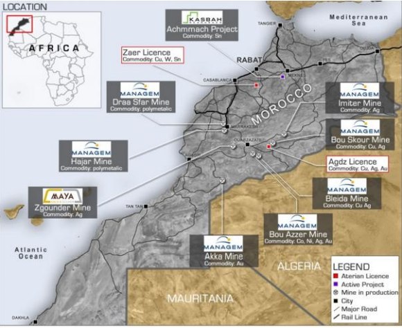 Mine. Altus Strategies décroche 6 nouveaux permis au Maroc, 4 abandonnés