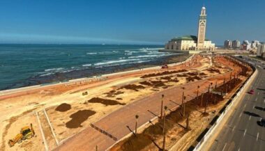 Promenade maritime de la mosquée Hassan II: les travaux sont à 60% d'avancement