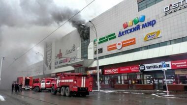 En Russie, au moins 53 morts dans l'incendie d'un centre commercial