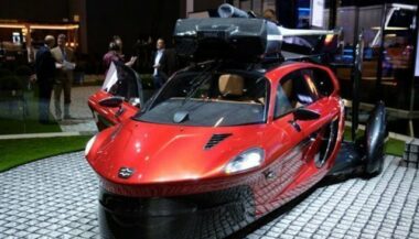 Vidéo. Une voiture volante présentée au salon automobile de Genève
