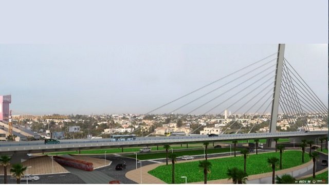 Le pont à haubans de Casa-Sidi Maârouf sera prêt en avril