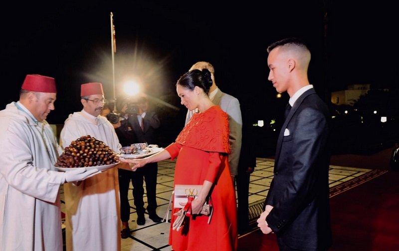 Le Prince Héritier Moulay El Hassan reçoit le Prince Harry d'Angleterre et son épouse