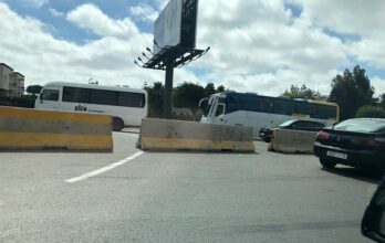 Pont à haubans: circulation fluide en journée, bouchée au moment des pics