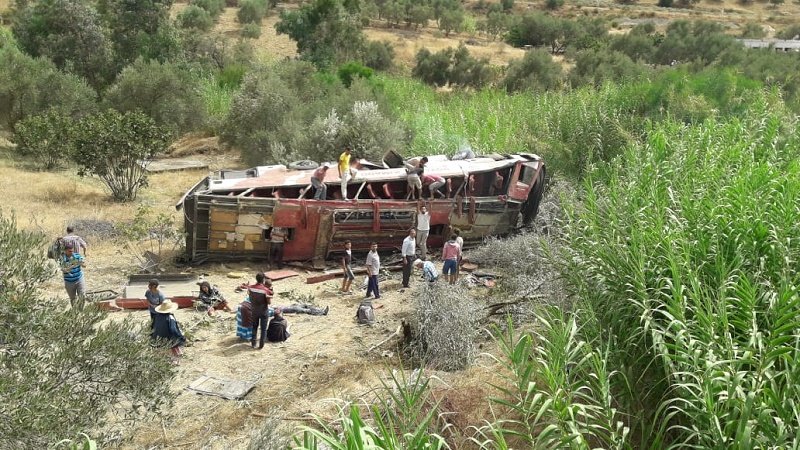 Tragique accident d'autocar à Taounate