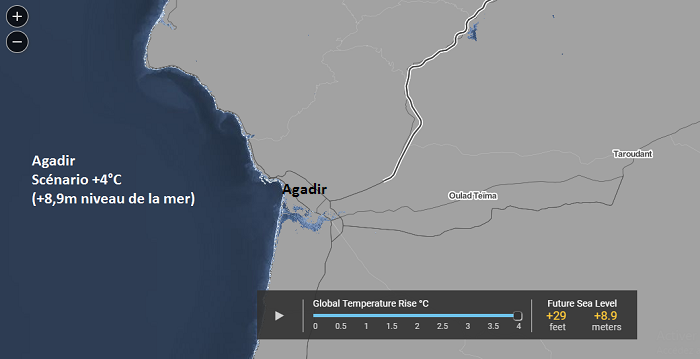 Réchauffement climatique: les villes marocaines qui risquent de disparaître d'ici 2100