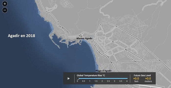 Réchauffement climatique: les villes marocaines qui risquent de disparaître d'ici 2100