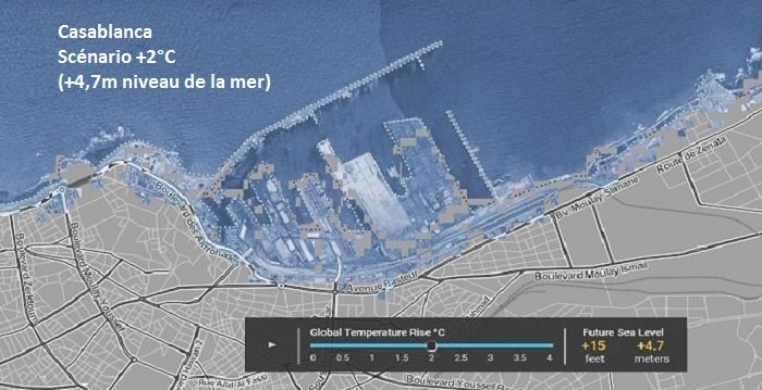 Réchauffement climatique: les villes marocaines qui risquent de disparaître d'ici 2100