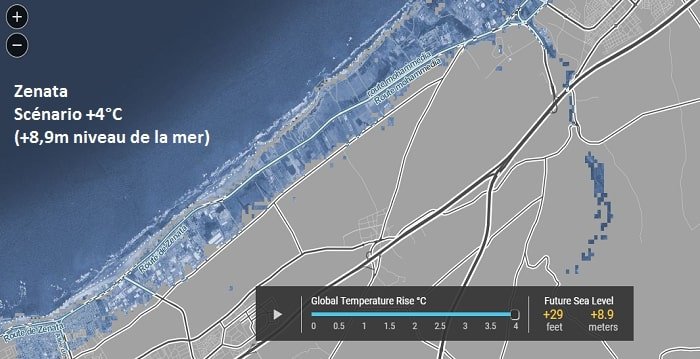 Réchauffement climatique: les villes marocaines qui risquent de disparaître d'ici 2100