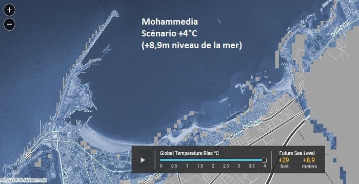 Réchauffement climatique: les villes marocaines qui risquent de disparaître d'ici 2100