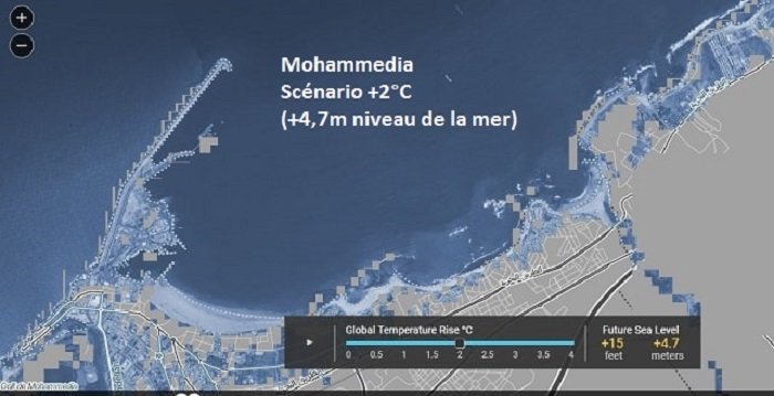 Réchauffement climatique: les villes marocaines qui risquent de disparaître d'ici 2100