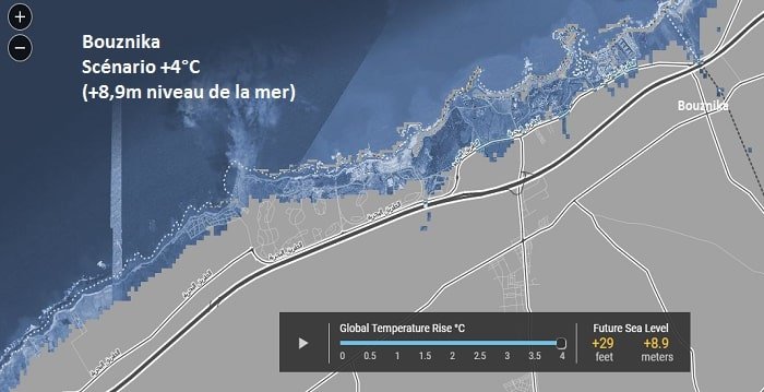 Réchauffement climatique: les villes marocaines qui risquent de disparaître d'ici 2100