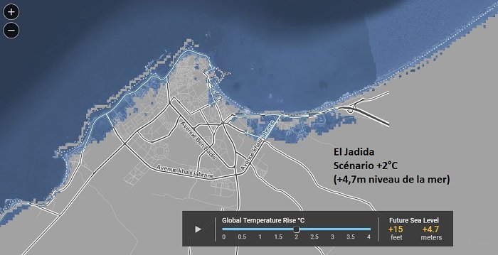 Réchauffement climatique: les villes marocaines qui risquent de disparaître d'ici 2100
