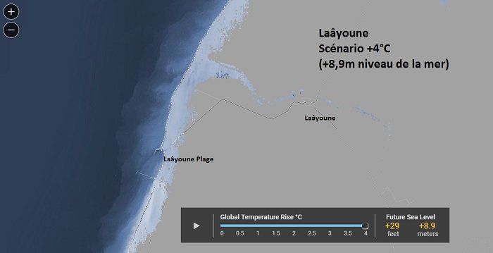 Réchauffement climatique: les villes marocaines qui risquent de disparaître d'ici 2100