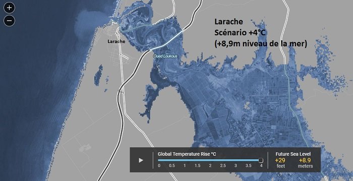Réchauffement climatique: les villes marocaines qui risquent de disparaître d'ici 2100