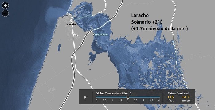 Réchauffement climatique: les villes marocaines qui risquent de disparaître d'ici 2100
