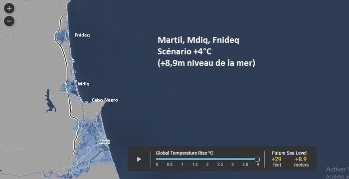 Réchauffement climatique: les villes marocaines qui risquent de disparaître d'ici 2100