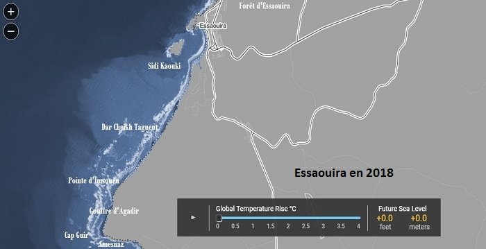 Réchauffement climatique: les villes marocaines qui risquent de disparaître d'ici 2100