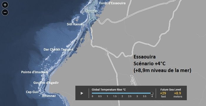 Réchauffement climatique: les villes marocaines qui risquent de disparaître d'ici 2100