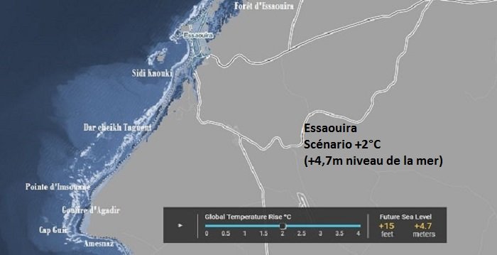 Réchauffement climatique: les villes marocaines qui risquent de disparaître d'ici 2100