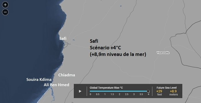 Réchauffement climatique: les villes marocaines qui risquent de disparaître d'ici 2100