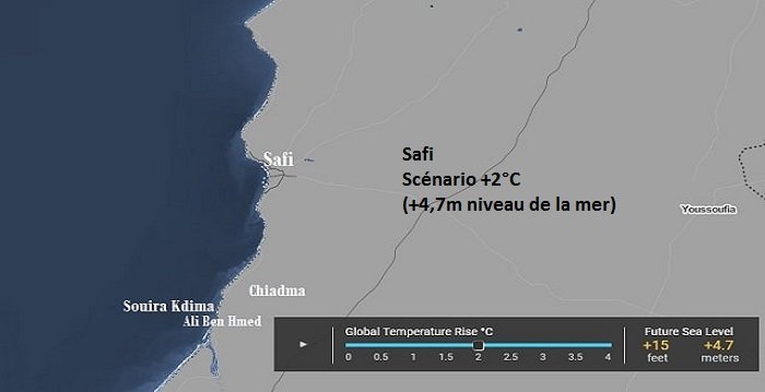 Réchauffement climatique: les villes marocaines qui risquent de disparaître d'ici 2100