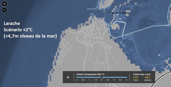 Réchauffement climatique: les villes marocaines qui risquent de disparaître d'ici 2100