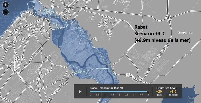 Réchauffement climatique: les villes marocaines qui risquent de disparaître d'ici 2100
