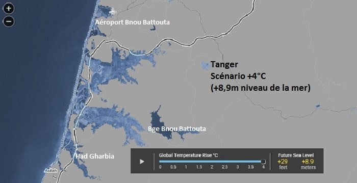 Réchauffement climatique: les villes marocaines qui risquent de disparaître d'ici 2100