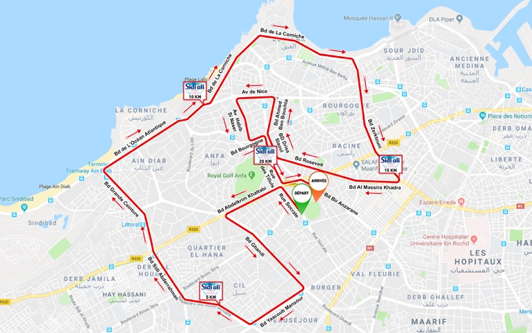 Le 12e Marathon international de Casablanca prévu dimanche 6 octobre 2019