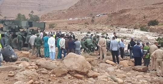 Les crues à Errachidia: Plusieurs morts et blessés dans un accident d'autocar