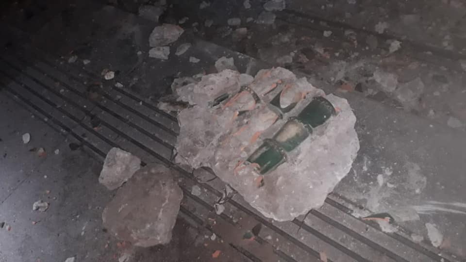 Chute de pierres de l'hôtel Lincoln: interruption du trafic sur la T1 du tramway