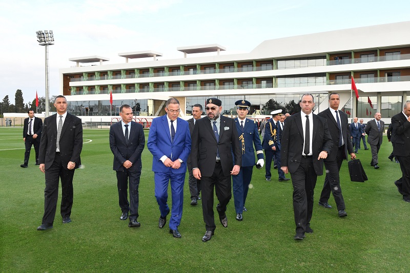 Le Roi Mohammed VI inaugure le Centre national de football de Maâmora rénové