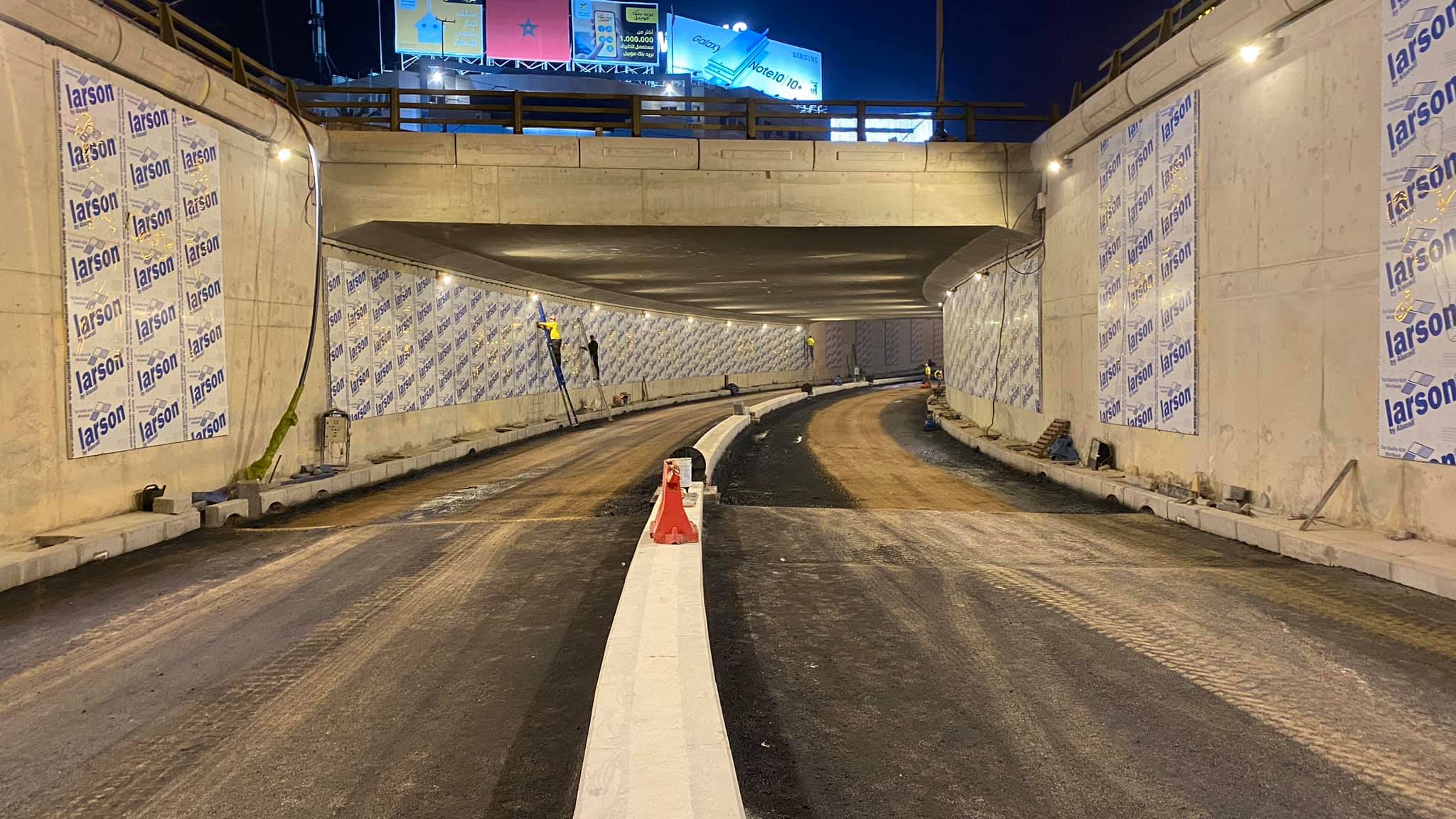 Trémie de Ghandi: les travaux presque achevés (images)