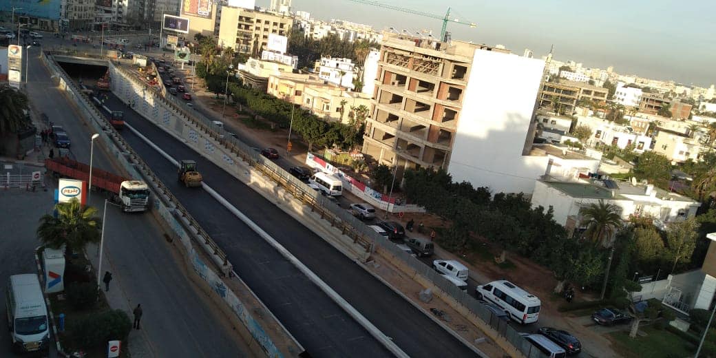 Trémie de Ghandi: les travaux presque achevés (images)