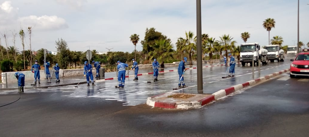 Coronavirus: Lancement des opérations de désinfection des rues de Casablanca