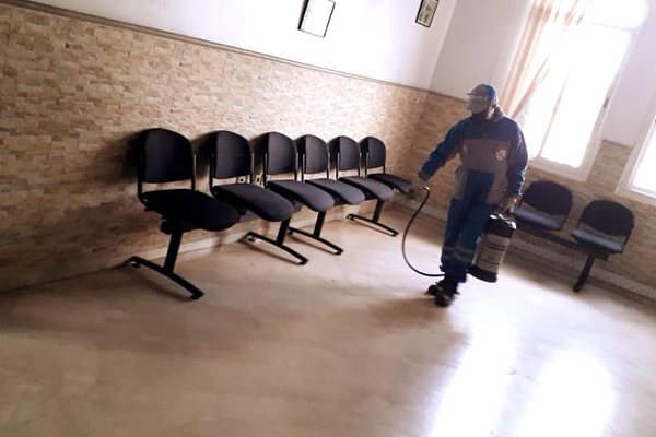 Désinfection des espaces publics dans plusieurs villes marocaines