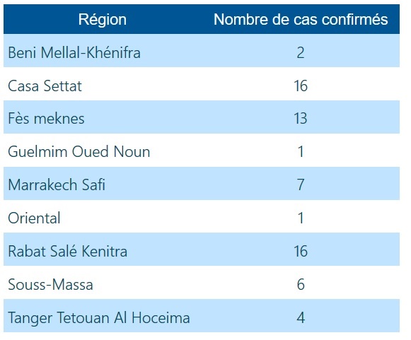 Covid-19. Premières données épidémiologiques détaillées sur la situation Maroc