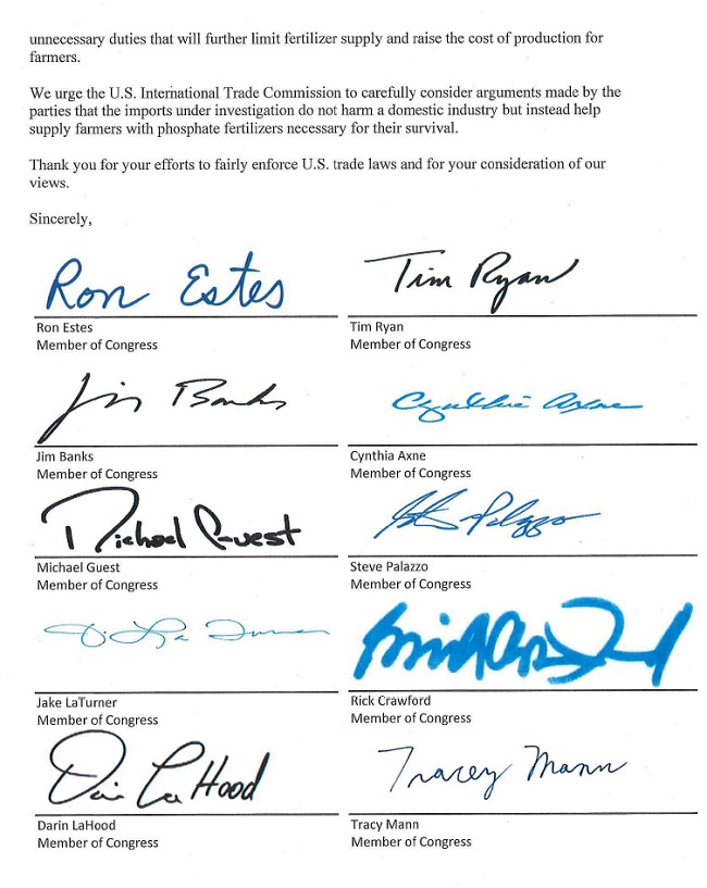 Affaire Mosaic : Des droits de 19,97% seront appliqués par les USA sur les engrais OCP