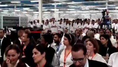 Live: l'inauguration de la nouvelle usine de Faurecia à Salé