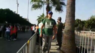 Live: Match Maroc vs Gabon Ambiance à l'extérieur du stade Mohammed V à Casablanca