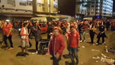 Sortie du Stade Mohammed-V nuit blanche a casa