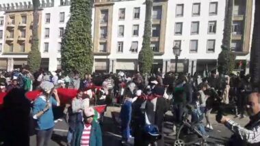 Live: Manifestation à Rabat pour Al Qods