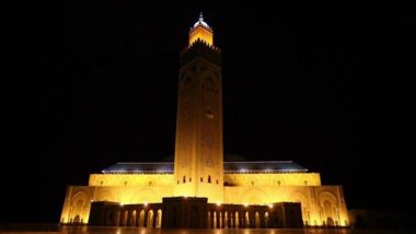 Participation de la Mosquée Hassan II à Earth Hour Maroc 2018.